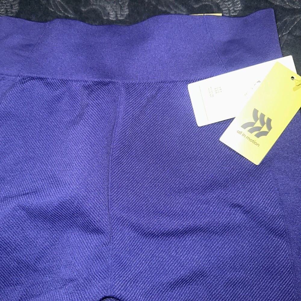 Girls' Seamless Leggings - All in Motion Purple XL(14/16). High-Rise. NWT. R - Picture 3 of 6